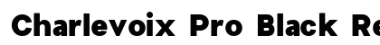 Charlevoix Pro Black Regular preview