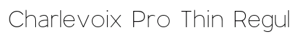 Charlevoix Pro Thin Regular preview