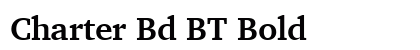Charter Bd BT Bold preview
