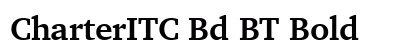 CharterITC Bd BT Bold preview