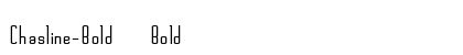 Chasline-Bold Bold preview