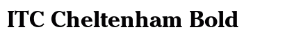 ITC Cheltenham Bold Preview