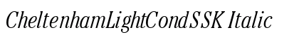 CheltenhamLightCondSSK Italic Preview