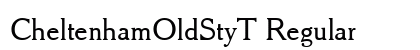 CheltenhamOldStyT Regular preview