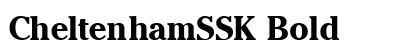 CheltenhamSSK Bold preview