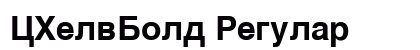 CHelvBold Regular preview