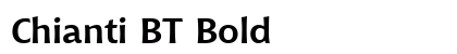 Chianti BT Bold preview