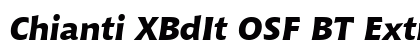 Chianti XBdIt OSF BT Extra Bold Italic preview