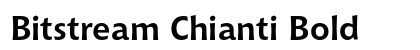 Bitstream Chianti Bold preview