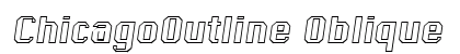 ChicagoOutline Oblique preview