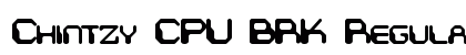 Chintzy CPU BRK Regular preview