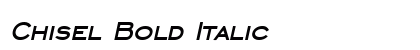 Chisel Bold Italic Preview