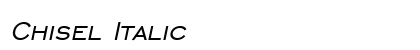 Chisel Italic Preview