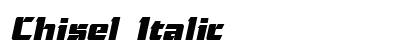 Chisel Italic Preview