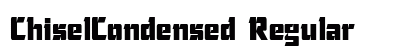 ChiselCondensed Regular preview