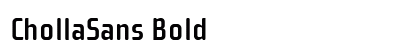 ChollaSans Bold Preview