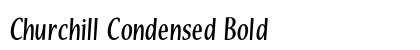 Churchill Condensed Bold Preview