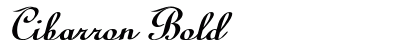 Cibarron Bold preview