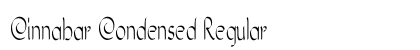 Cinnabar Condensed Regular Preview