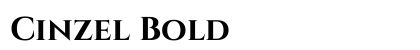 Cinzel Bold preview