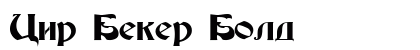 Cir Beker Bold preview