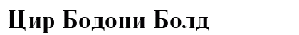 Cir Bodoni Bold preview
