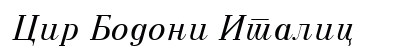 Cir Bodoni Italic Preview
