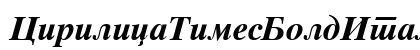 CirilicaTimesBoldItalic Regular preview