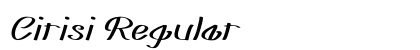 Cirisi Regular preview