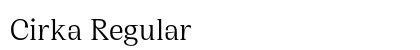 Cirka Regular preview