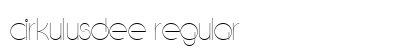 CirkulusDEE Regular preview