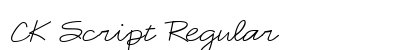 CK Script Regular preview