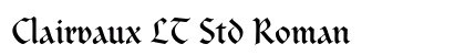Clairvaux LT Std Roman preview