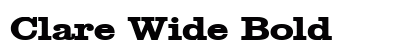 Clare Wide Bold preview