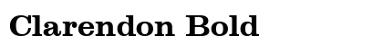 Clarendon Bold preview