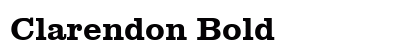 Clarendon Bold preview