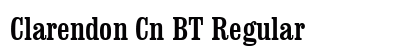 Clarendon Cn BT Regular preview
