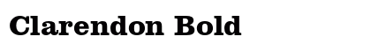 Clarendon Bold preview