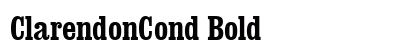 ClarendonCond Bold preview