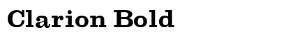 Clarion Bold preview