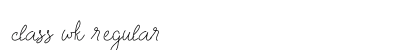 class wk Regular preview