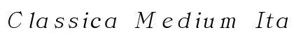 Classica Medium Italic Preview