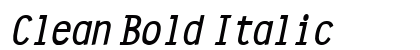 Clean Bold Italic Preview