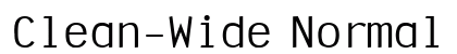 Clean-Wide Normal preview