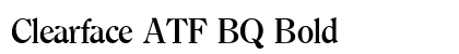 Clearface ATF BQ Bold preview