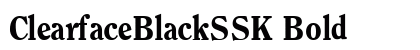 ClearfaceBlackSSK Bold preview