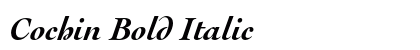 Cochin Bold Italic Preview