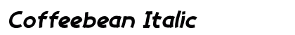 Coffeebean Italic Preview