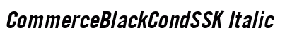 CommerceBlackCondSSK Italic preview