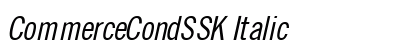CommerceCondSSK Italic preview